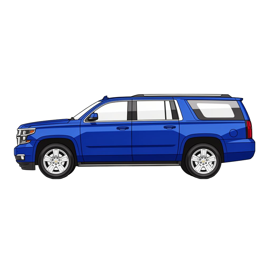 Full-size SUV illustration for mobile detailing booking
